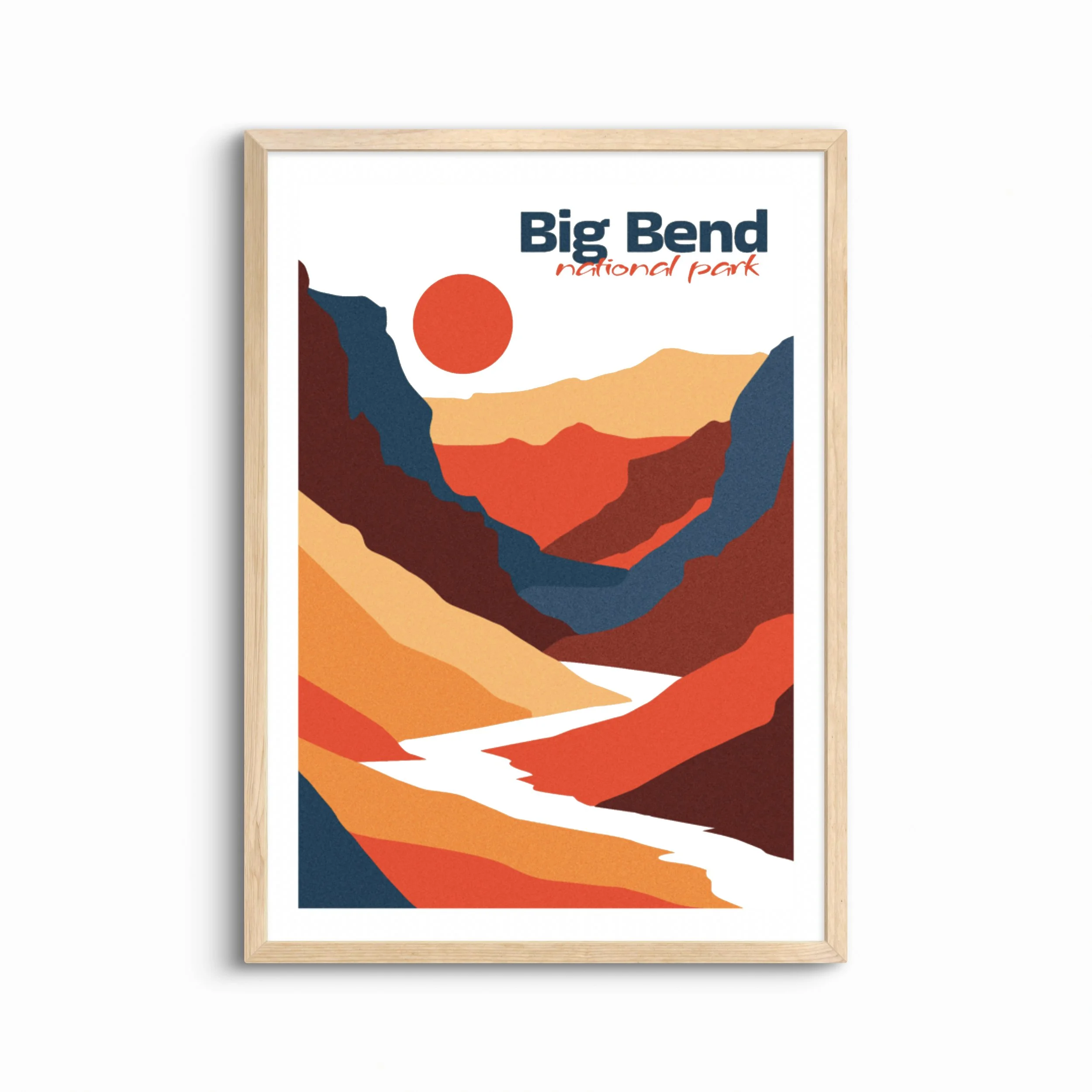 Big Bend National Park Poster — Boho Wall Art