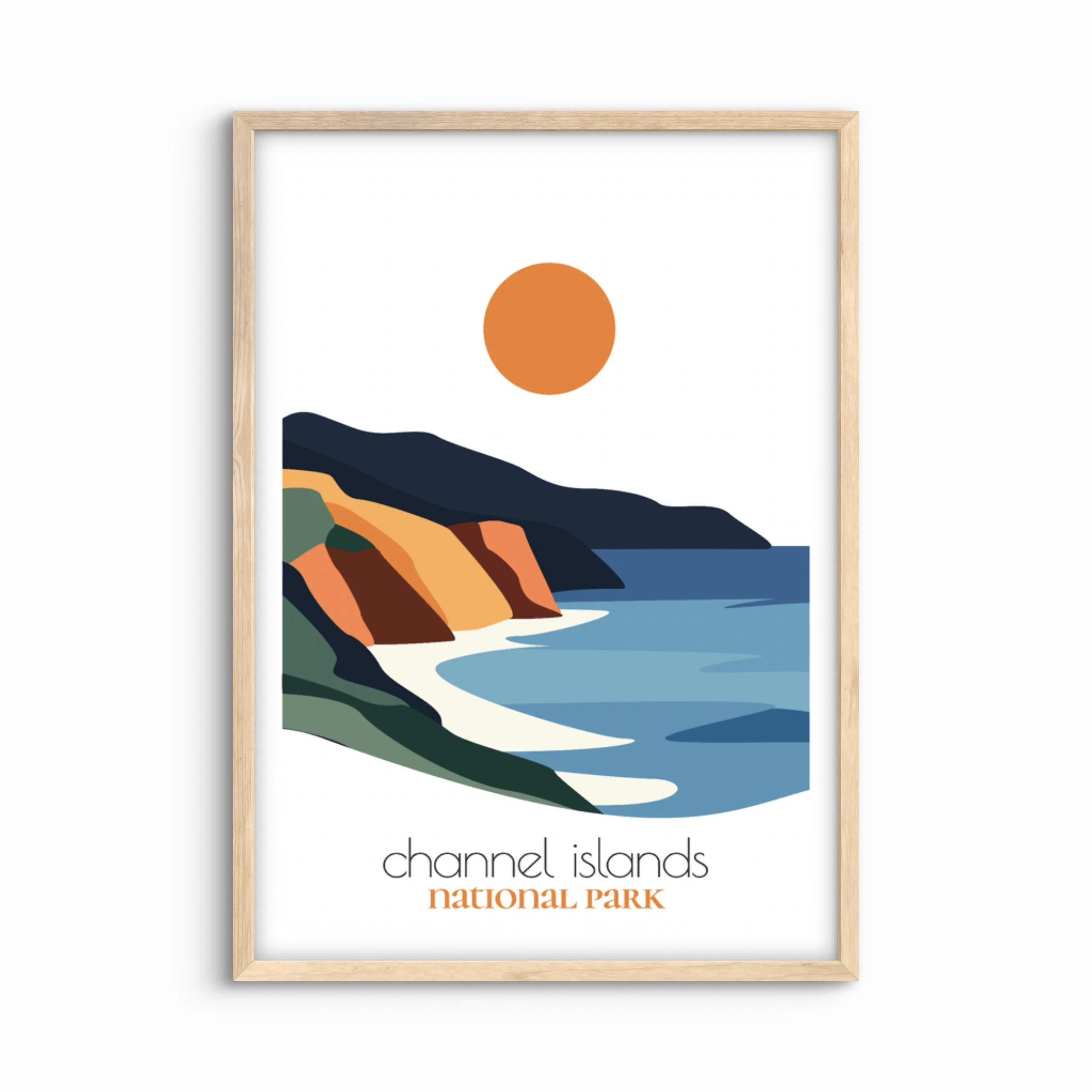 Channel Islands National Park Travel Poster