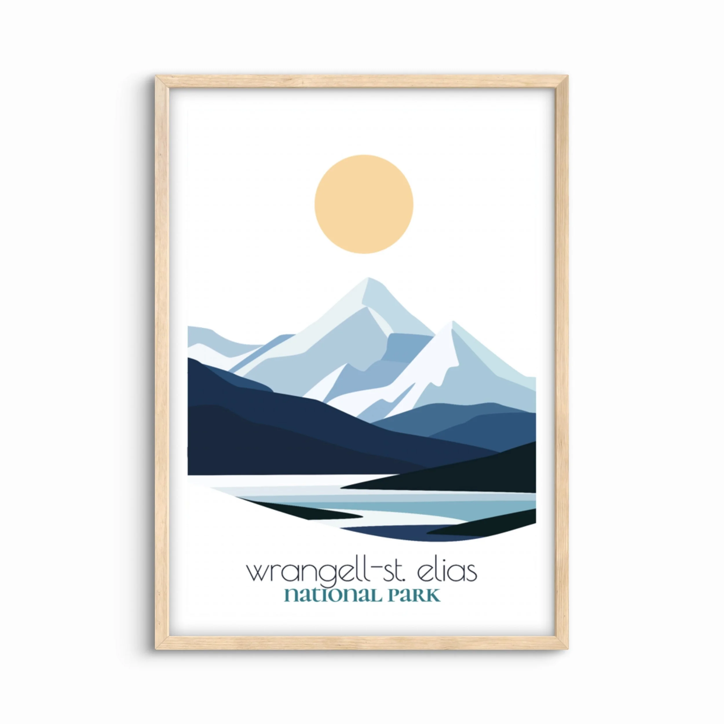 Wrangell-St. Elias and Preserve National Park Travel Poster