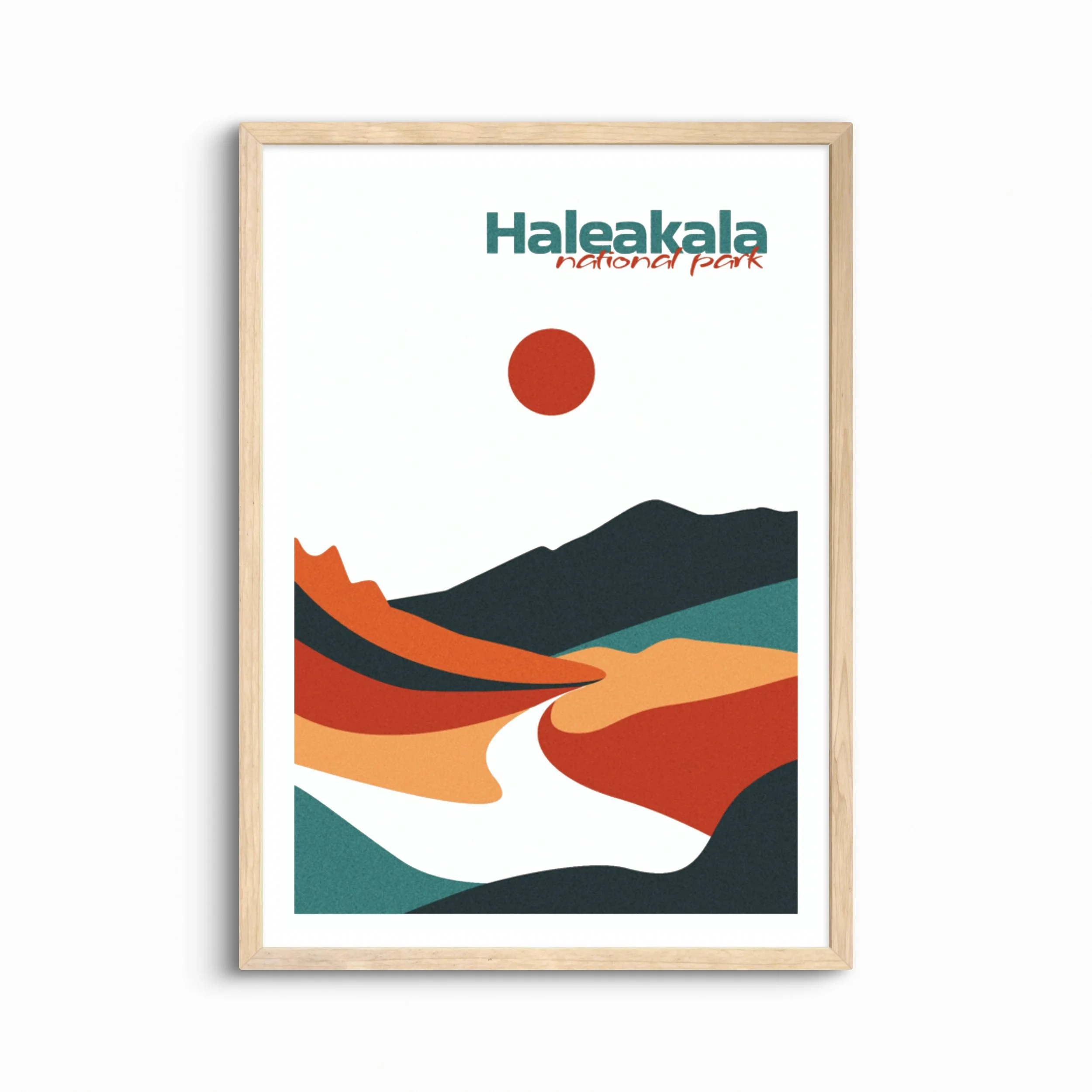 Haleakala National Park Poster — Boho Wall Art