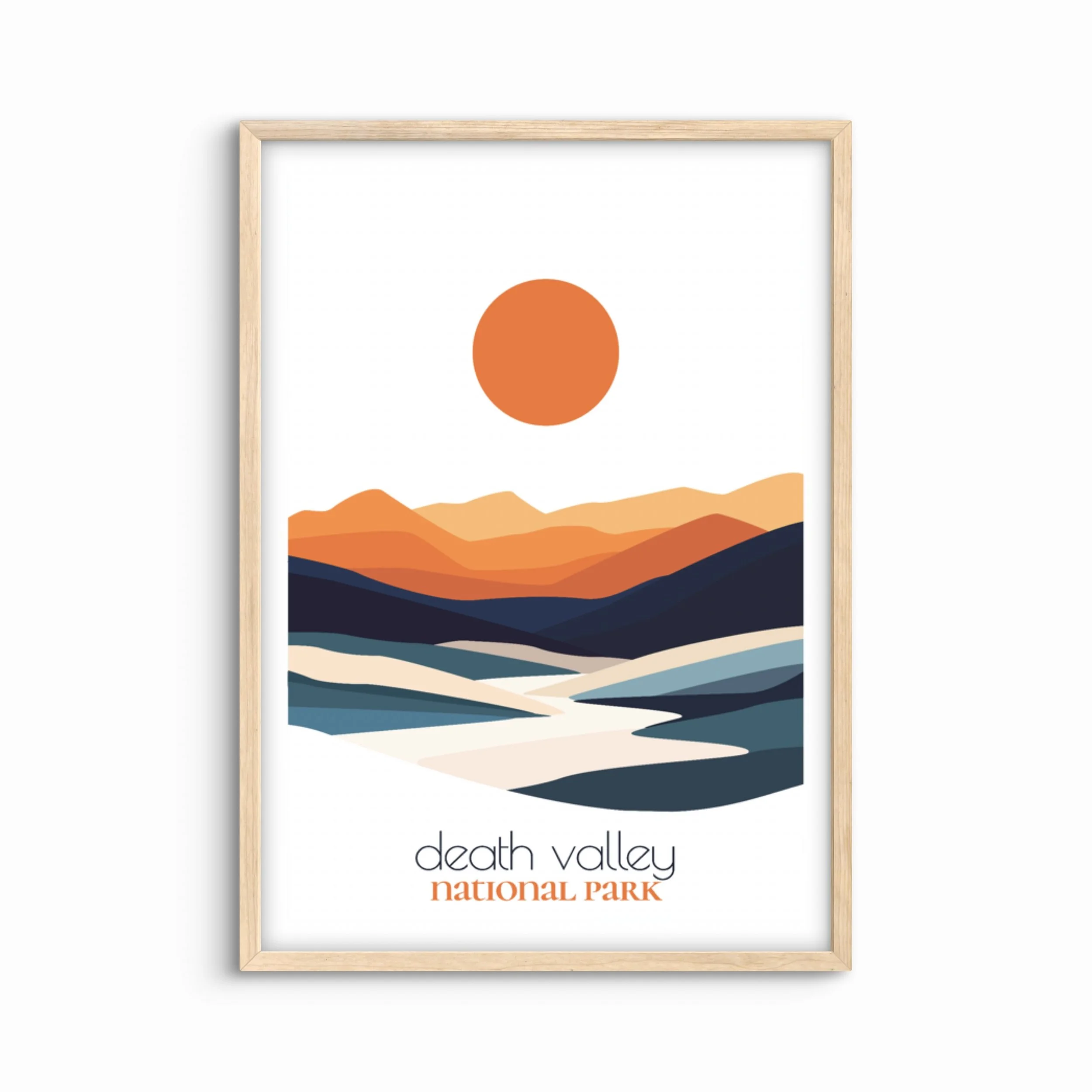 Death Valley National Park Travel Poster