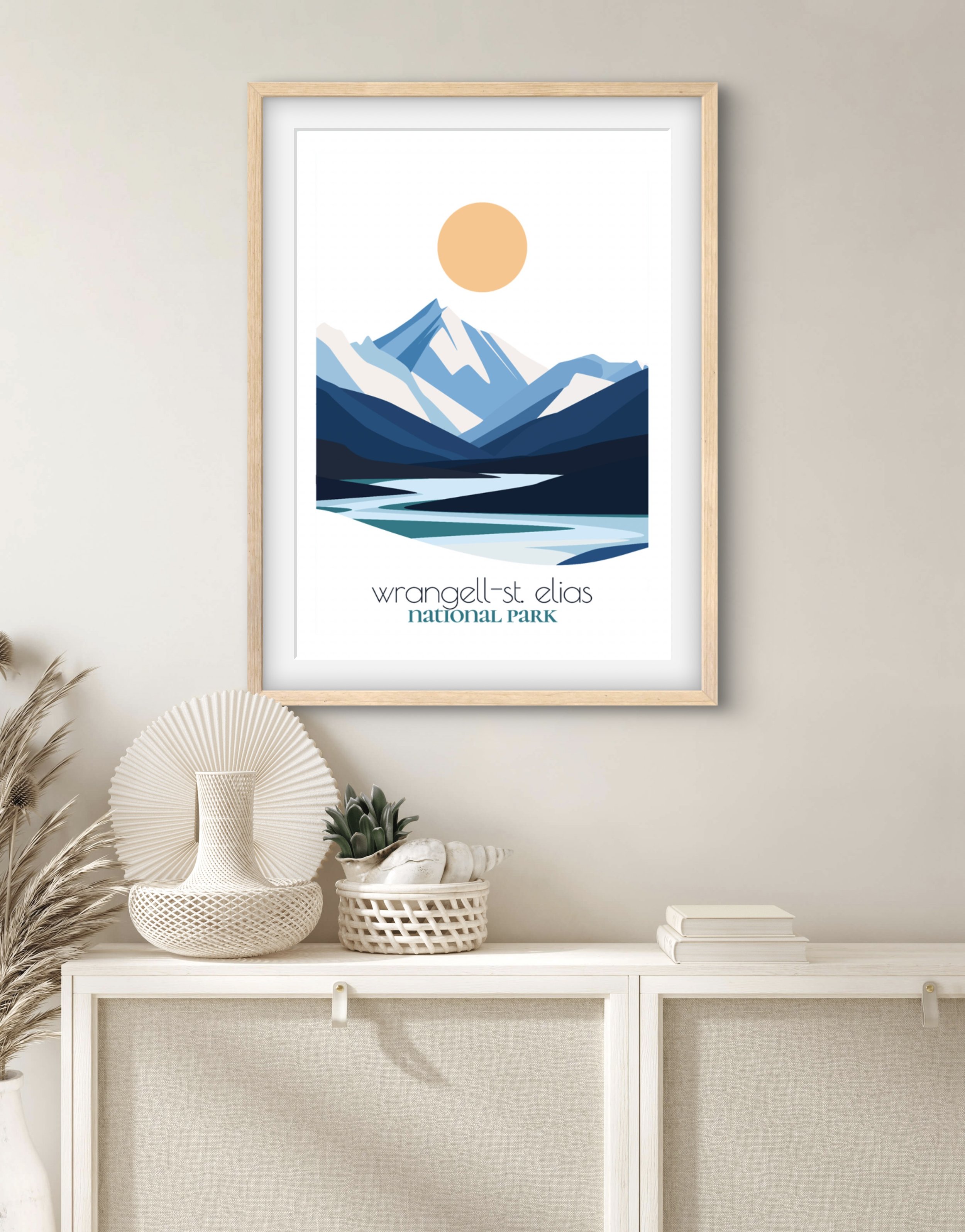 High-quality matte paper for wrangell st elias national park wall art prints