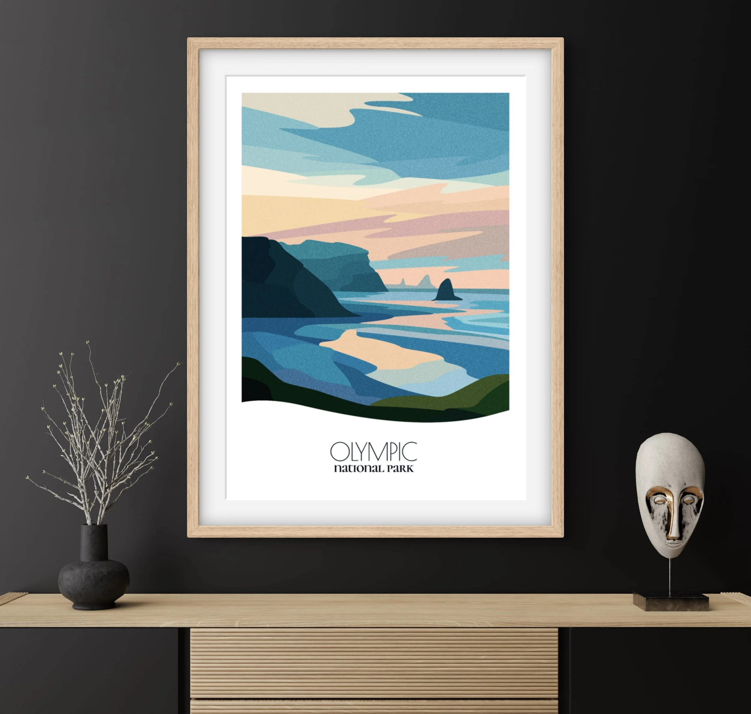 Travel gift idea: framed poster of Olympic , ideal for adventure lovers.