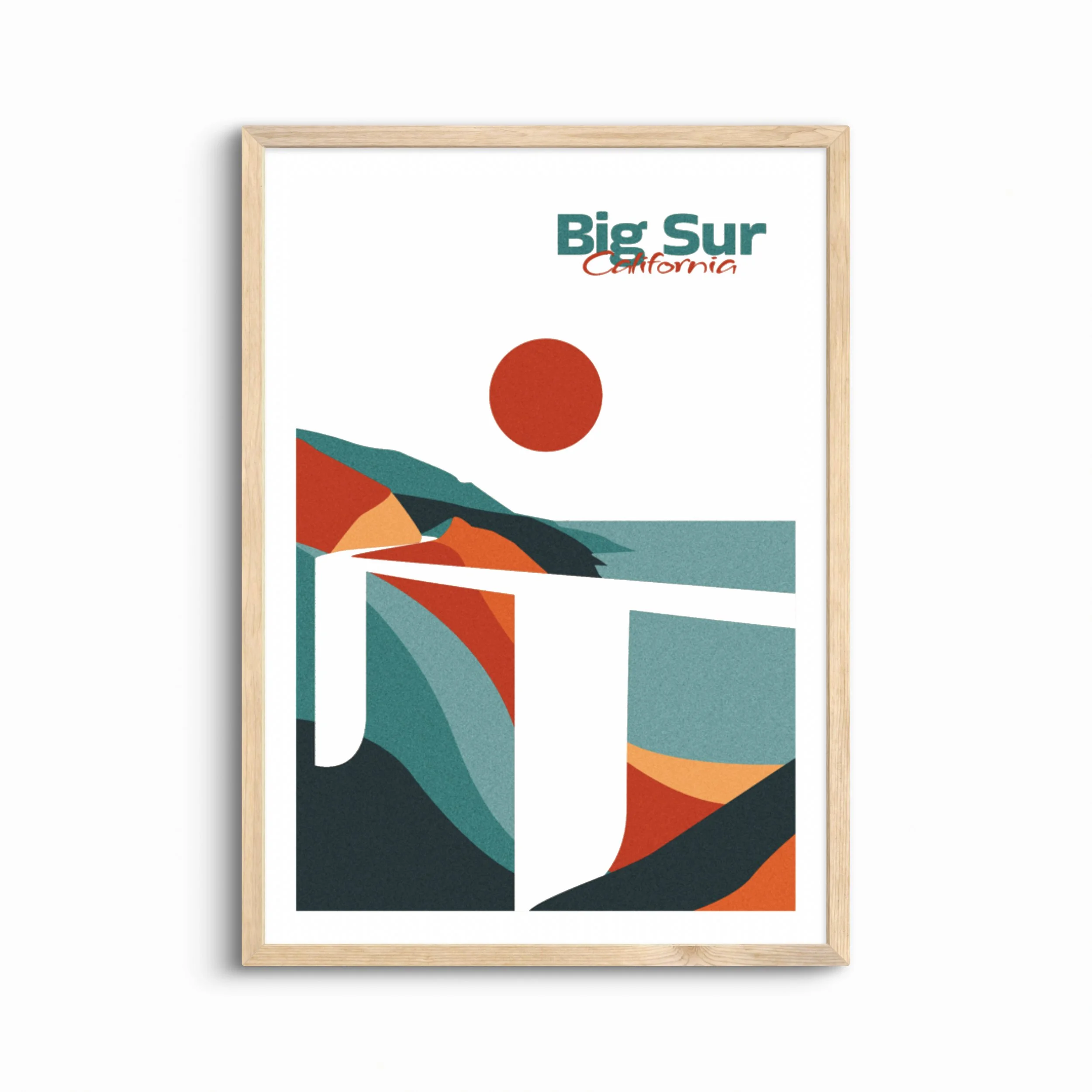 Big Sur Poster — Boho Wall Art