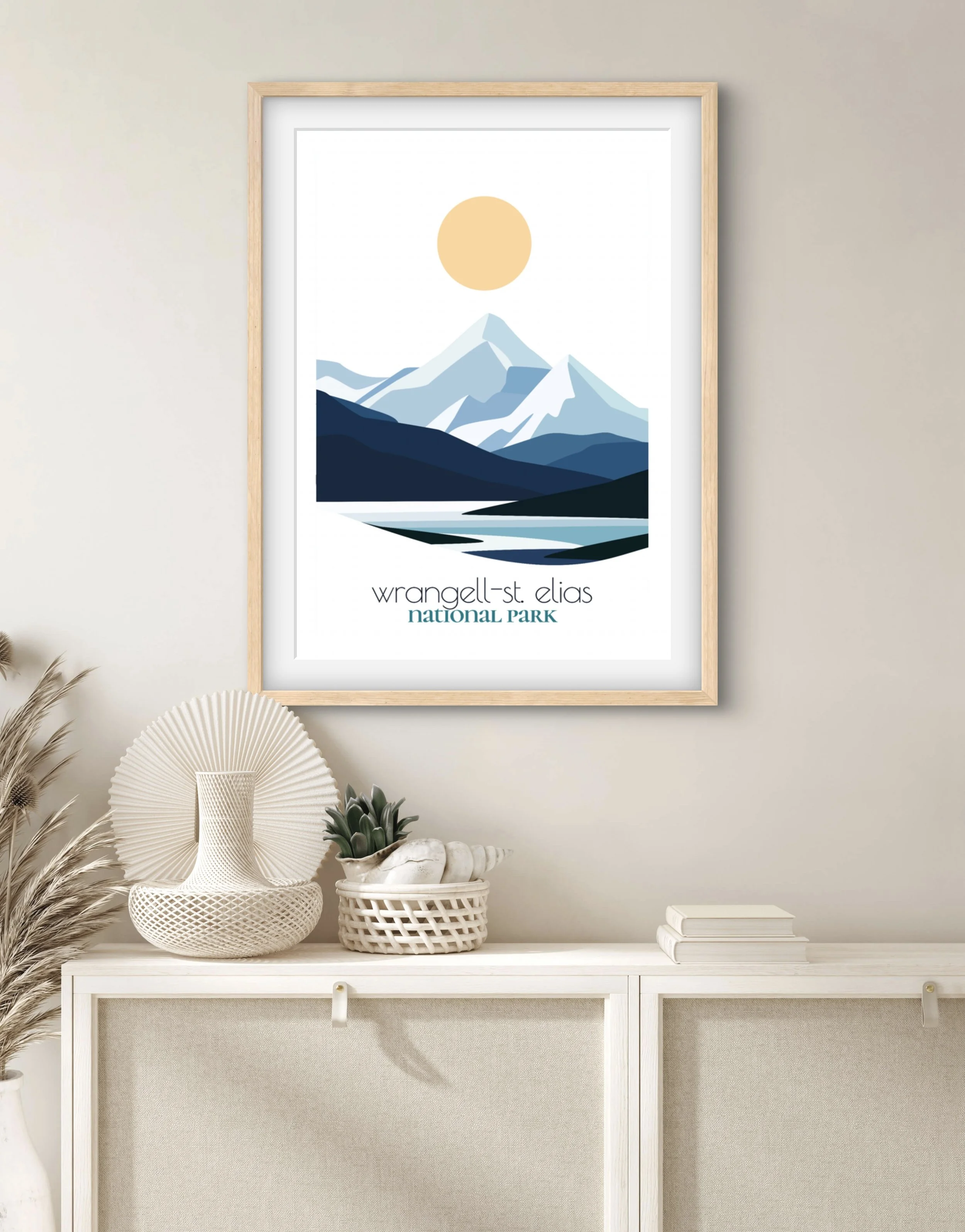 High-quality matte paper for wrangell st elias national park wall art prints