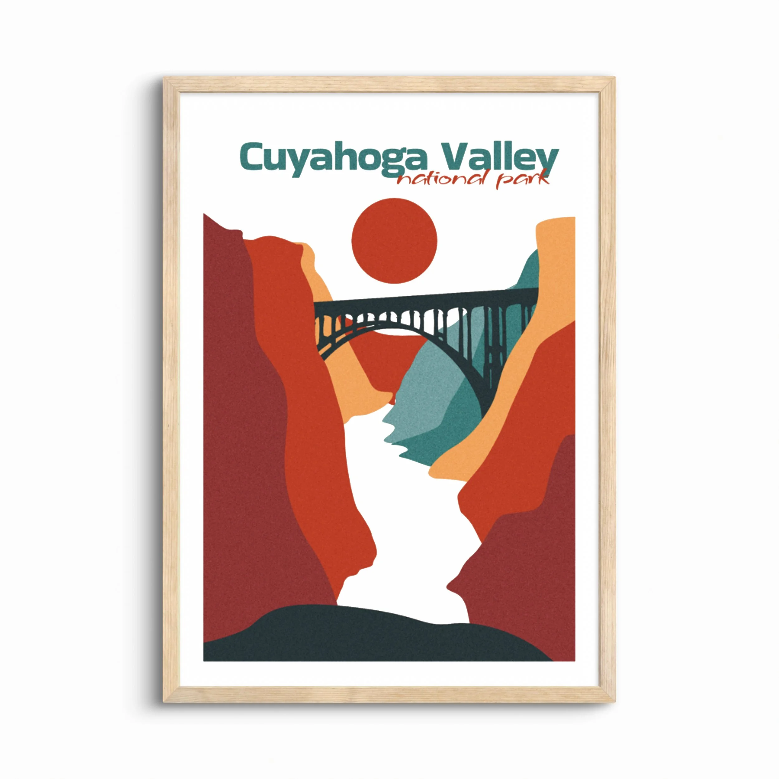 Cuyahoga Valley National Park Poster — Boho Wall Art