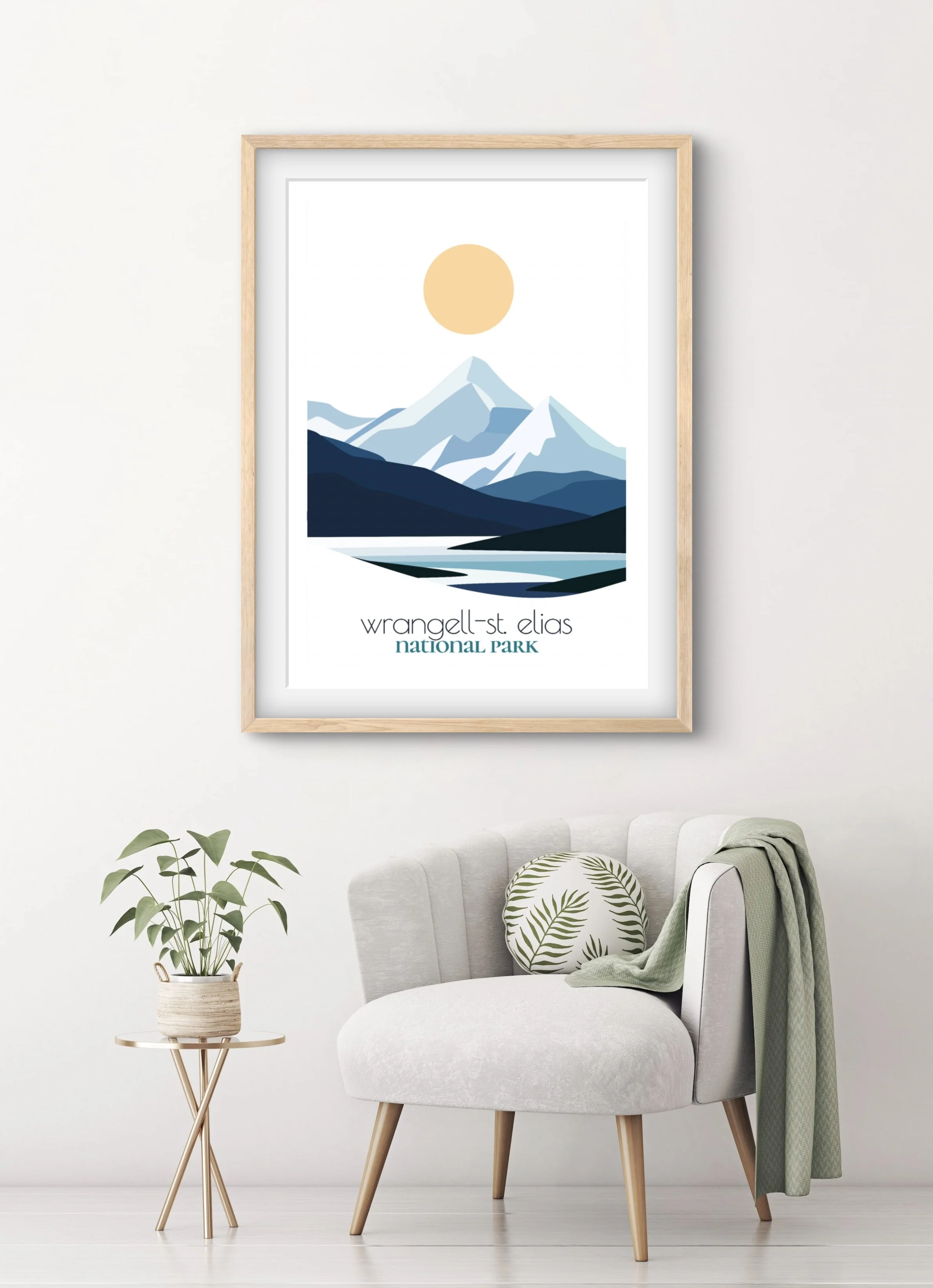 Perfect wrangell st elias travel print gift for national park lovers and hikers