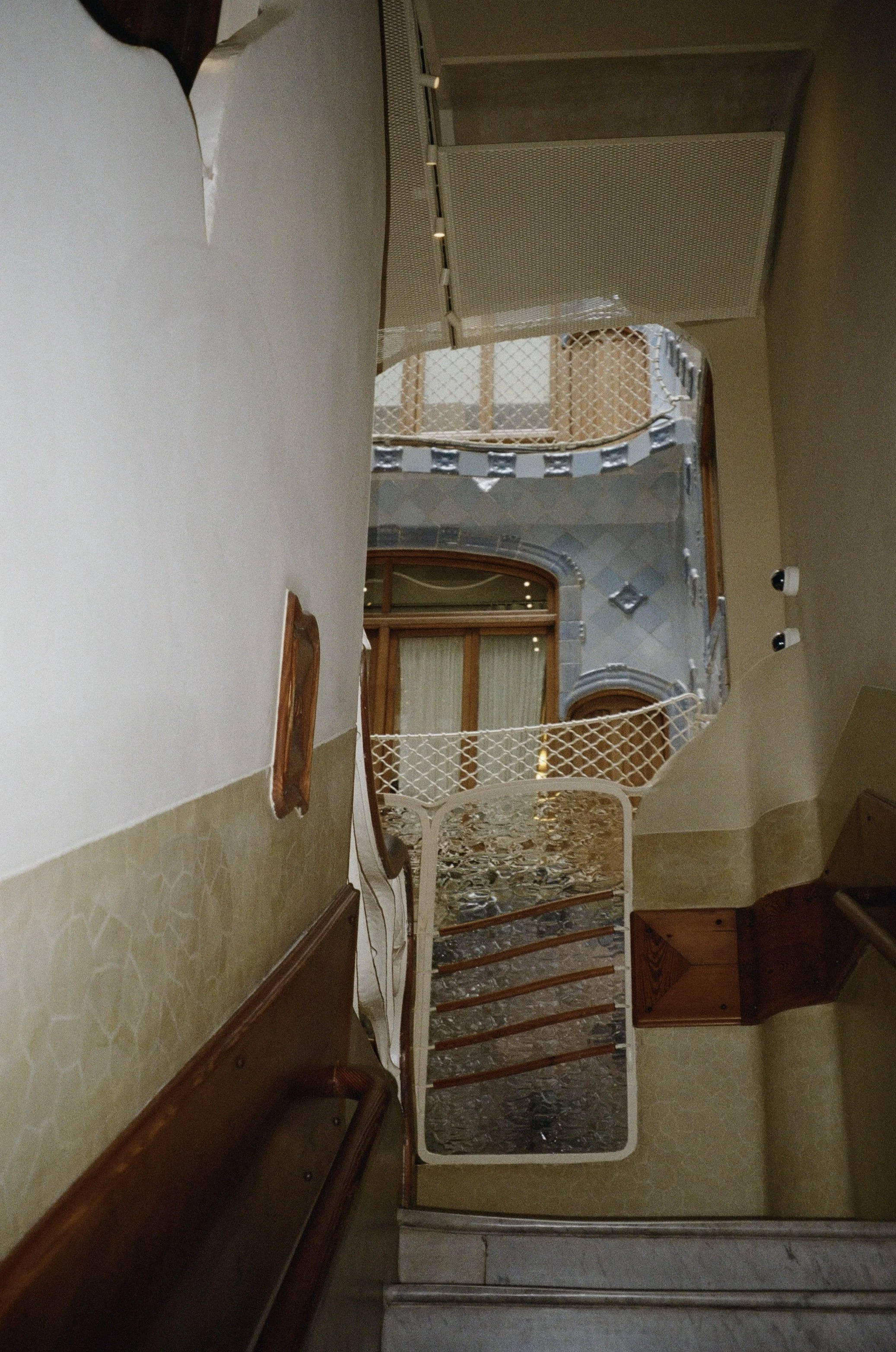 Core stairwell. 2025. 35mm color film.