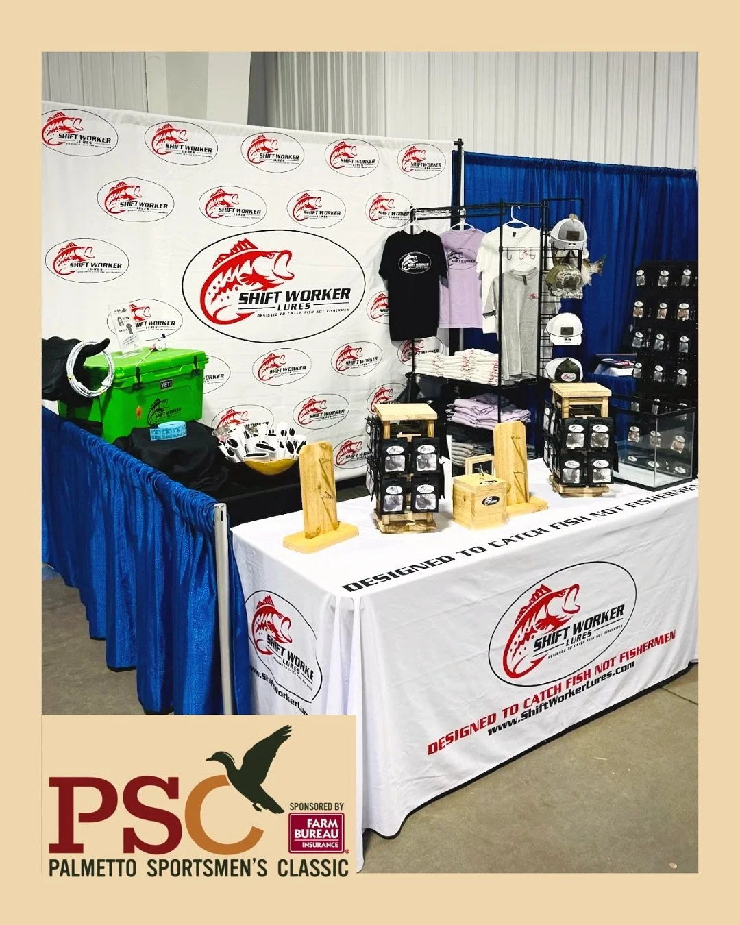 Today and Tomorrow, come find us at the Palmetto Sportsmen&rsquo;s Classic. We&rsquo;ll be selling fishing jigs, shirts and hats at Cantey Building Booth #377. Also we&rsquo;re giving away a Yeti Cooler! 

&mdash;&mdash;&mdash;&mdash;&mdash;&mdash;&m
