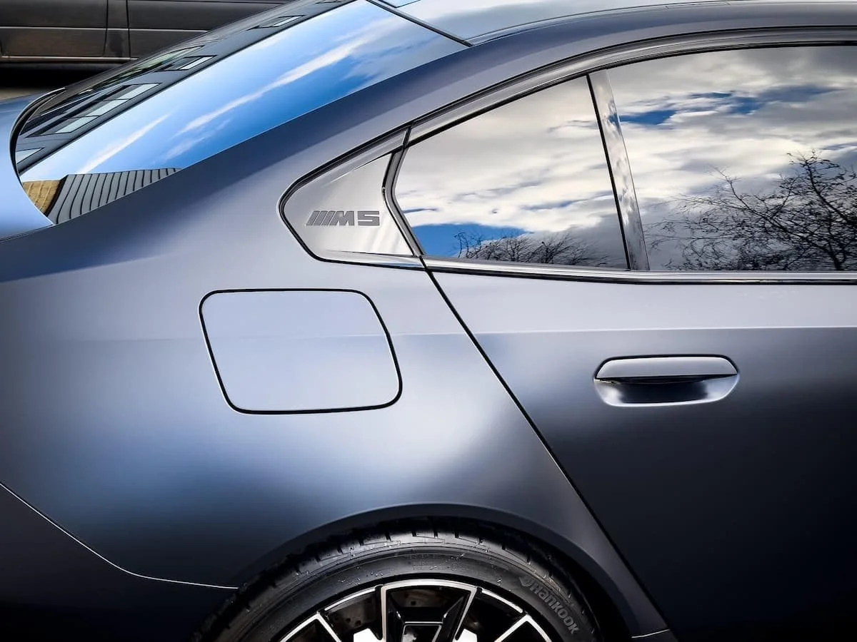 BMW G90 M5 alloy wheel with Gtechniq C5 ceramic coating applied by Lucid PPF Leeds