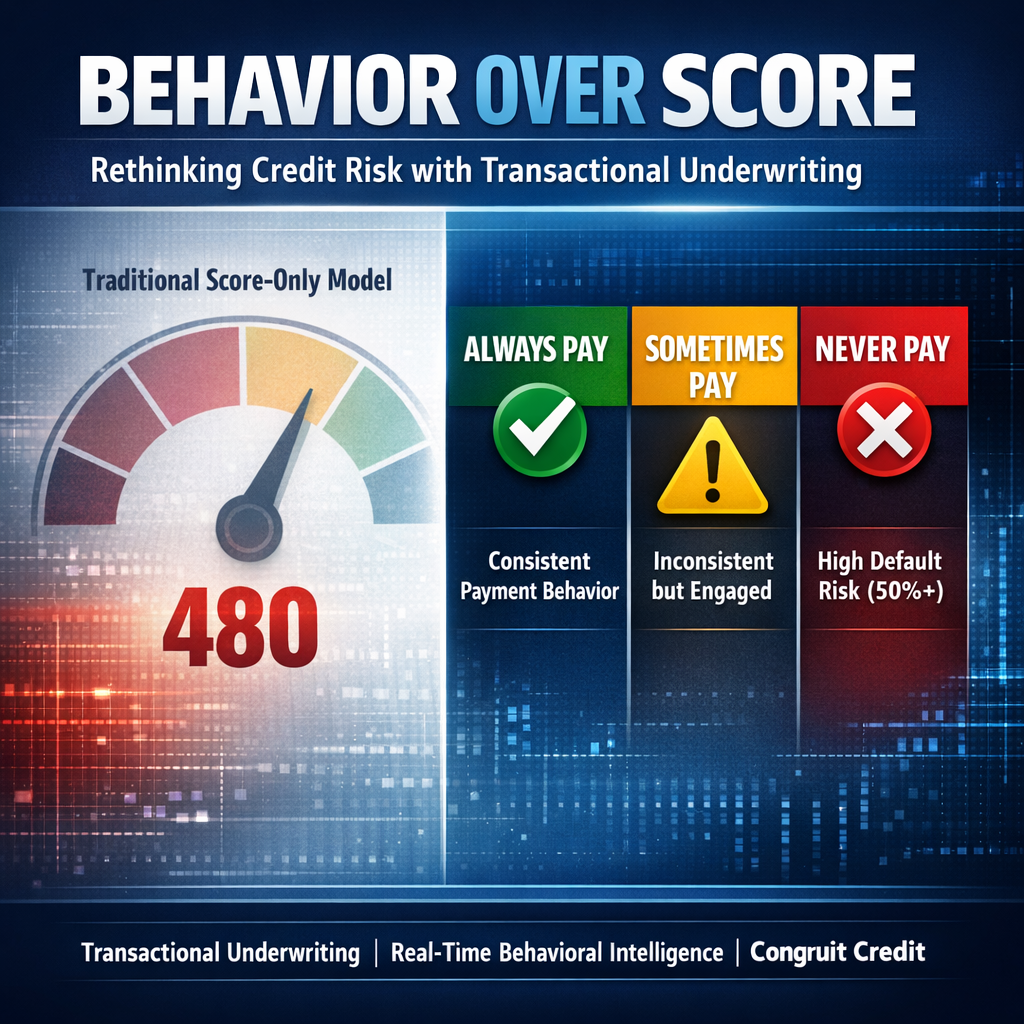 A Smarter Way to Underwrite: Behavior Over Score