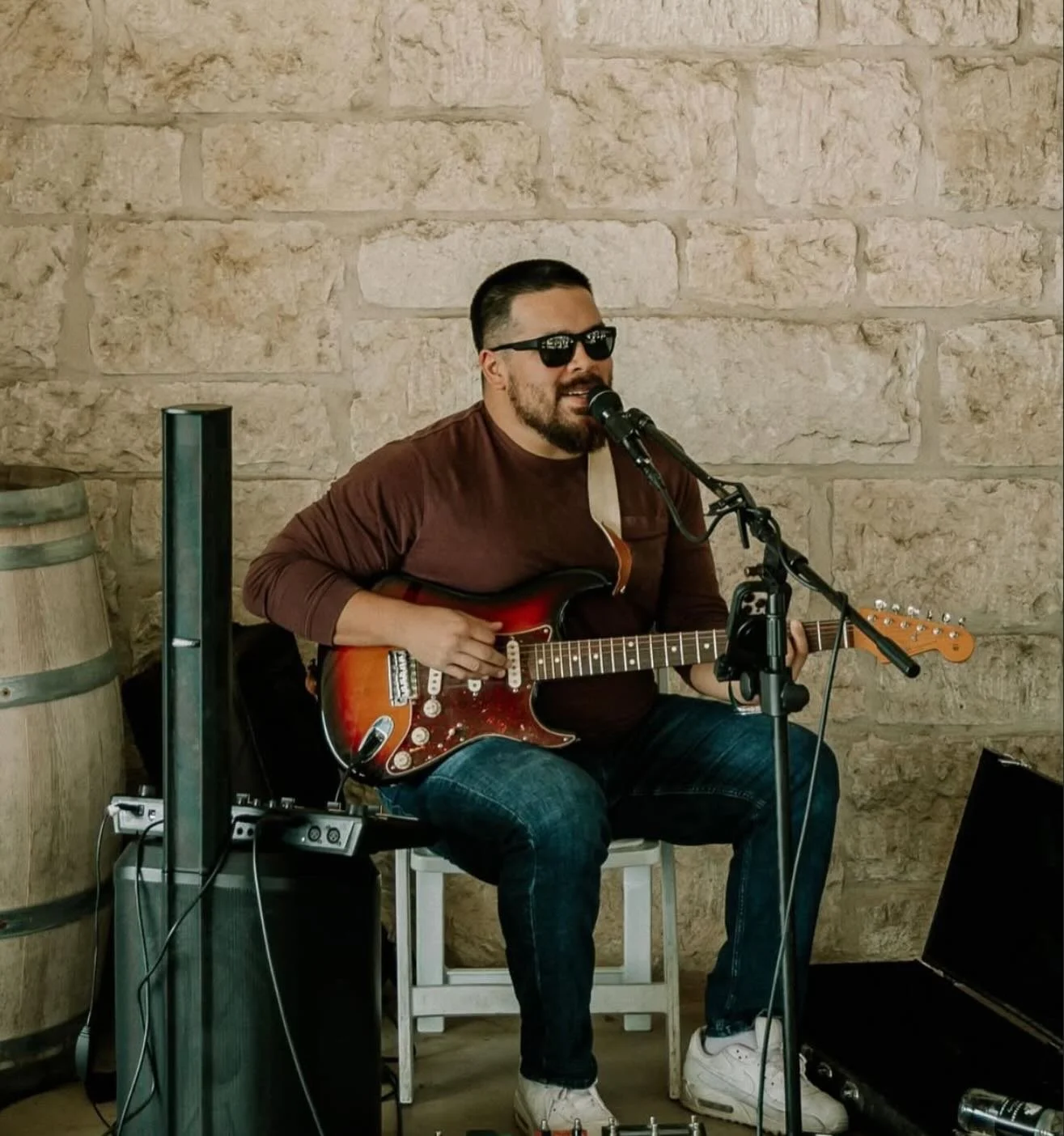 David Selbo playing from 5-7pm on May 1st. We&rsquo;ll save a seat, and a glass, for you 🍷