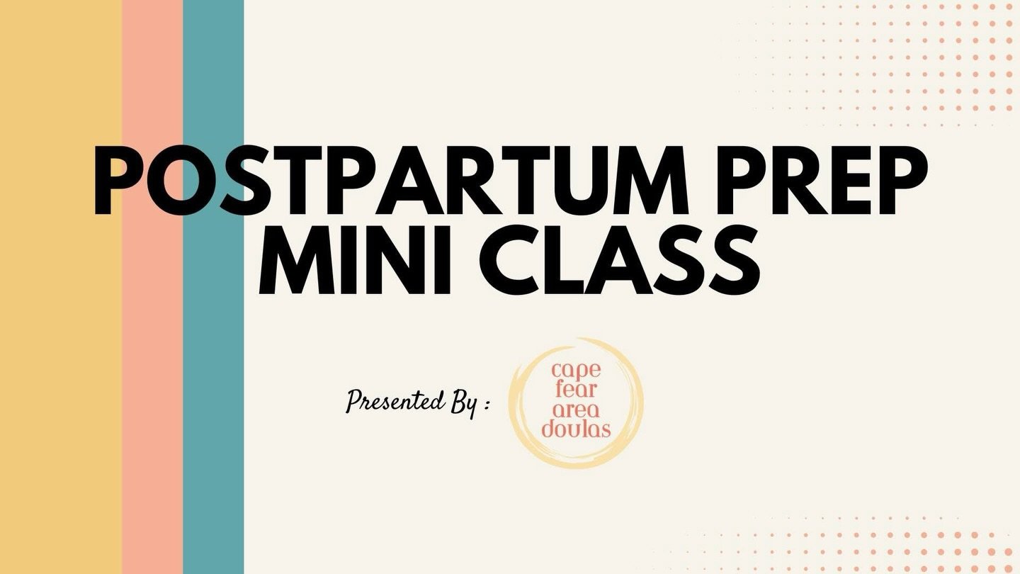 We have a wonderful new opportunity coming up to help you prepare for the postpartum season!

Registration is now open for our next mini class! We will be focusing on postpartum changes you can anticipate, ￼￼details about what to expect with your new