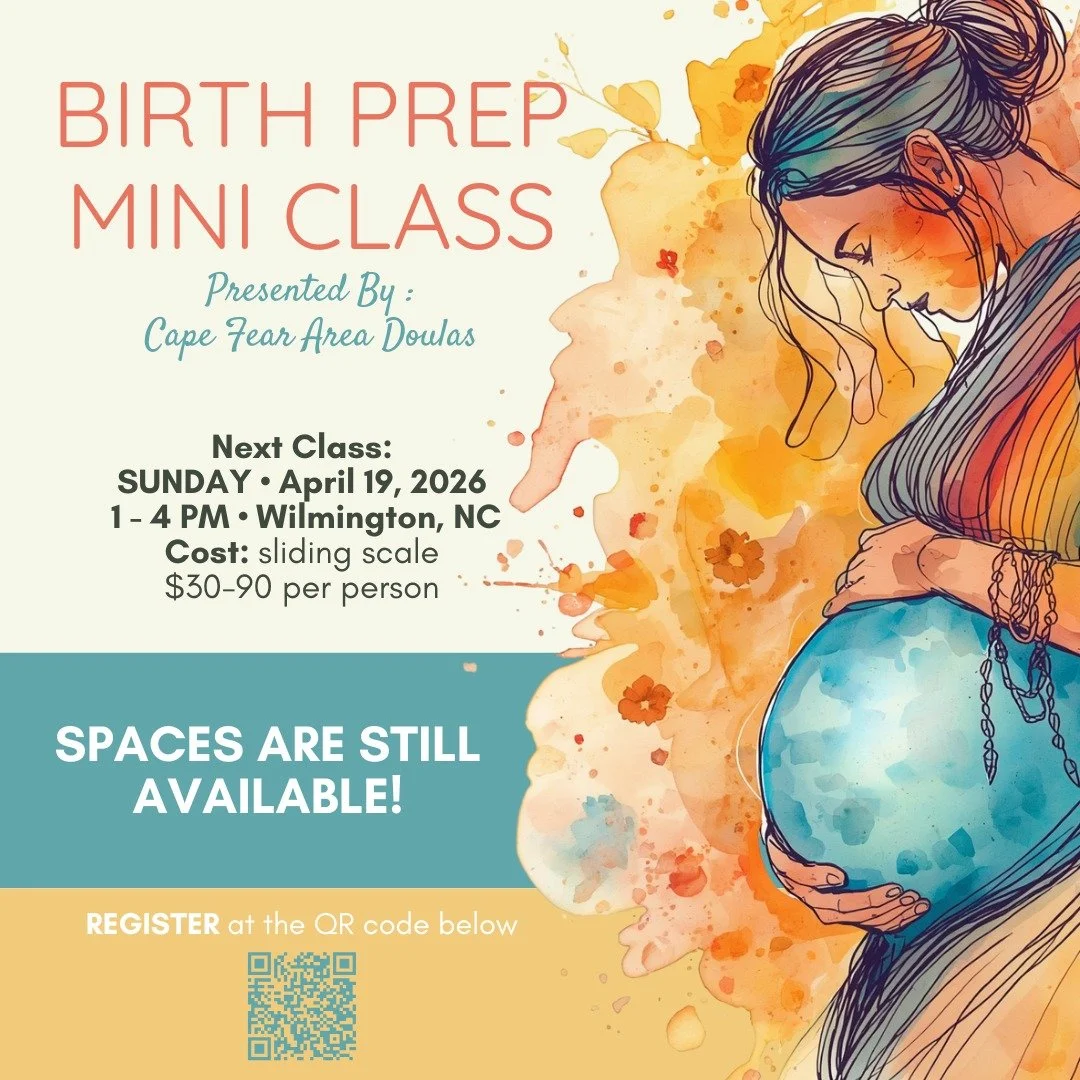 SPOTS ARE STILL AVAILABLE! REGISTER TODAY!
.
Come learn the facts about labor, birth, how to advocate for yourself, birth options, ways to cope, interventions, and more in this Sunday's Birth Prep Mini Class.
.
Sliding scale registration: $30-$90 per