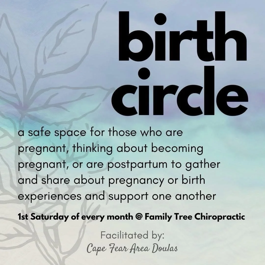 Save the date for the next Wilmington birth circle! A safe space to talk about all things, pregnancy, birth, and postpartum. Join us June 6th.

For full details, see the event link in our bio. 🌟