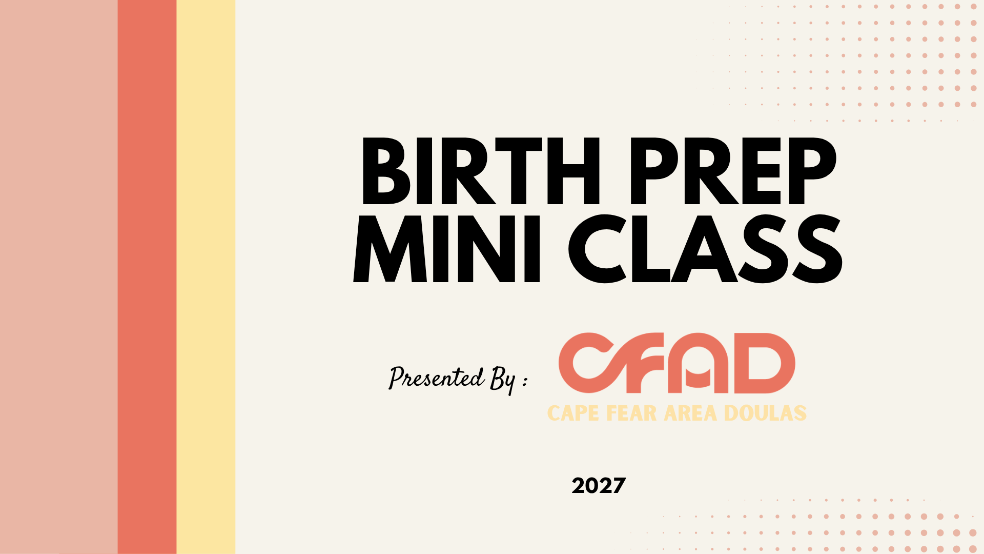 Birth Prep Mini Class
