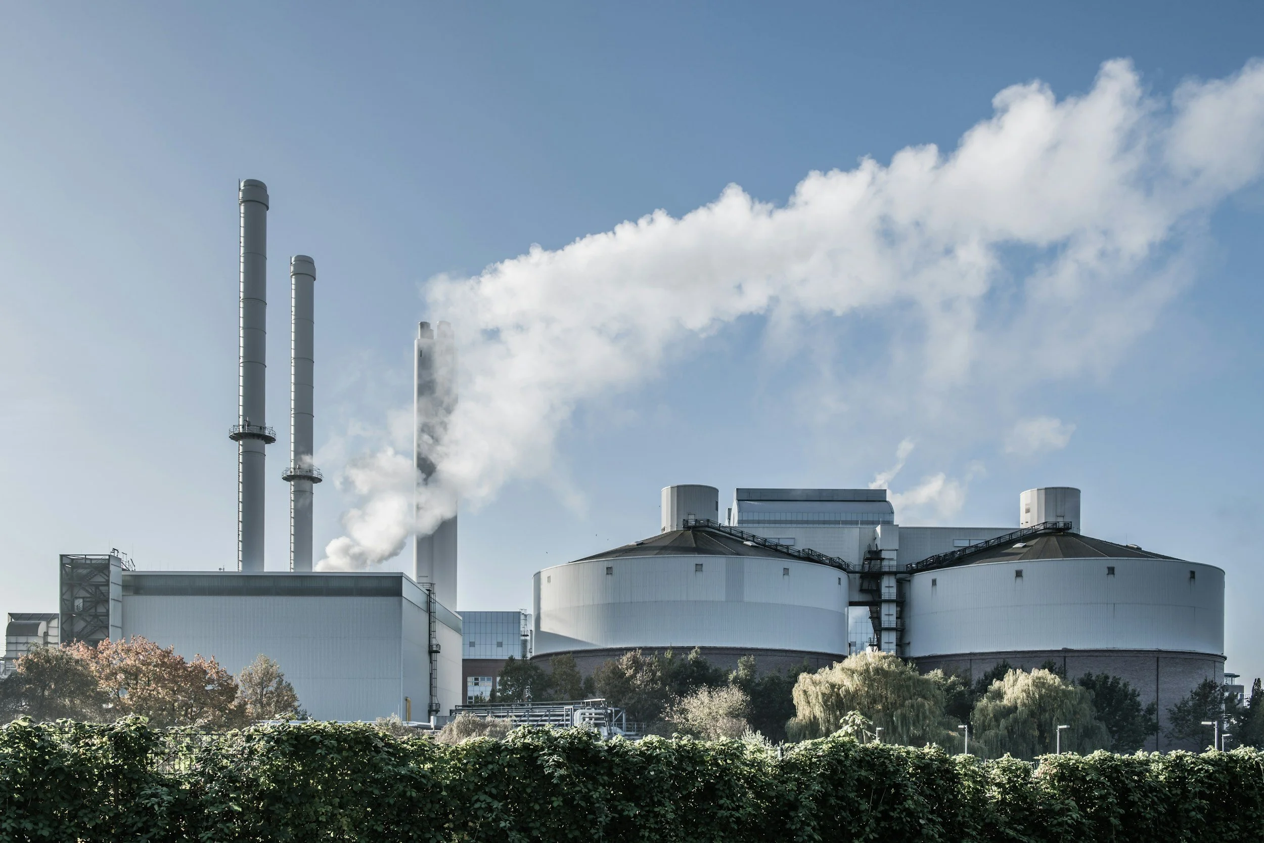 Industrial heating facility used in large scale manufacturing operations