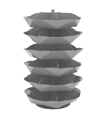 Heavy Duty, 6 Shelf, Rotating Bin