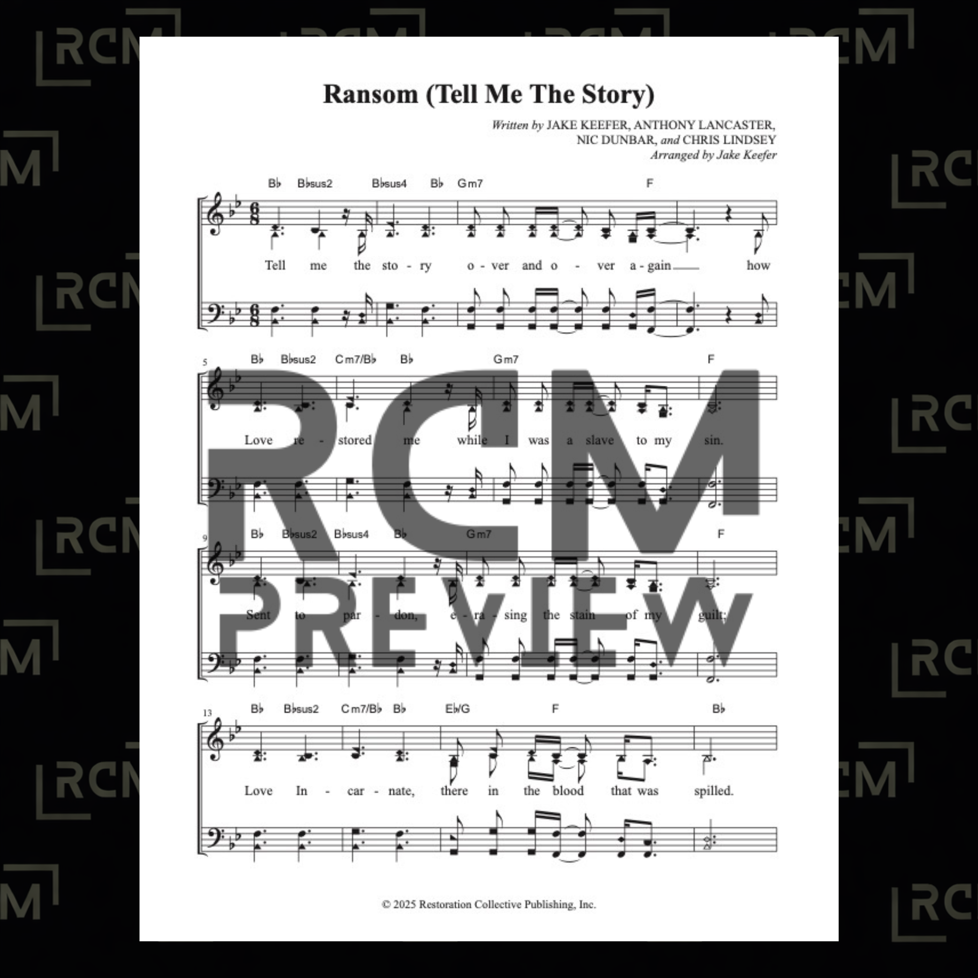 Ransom (Sheet Music)