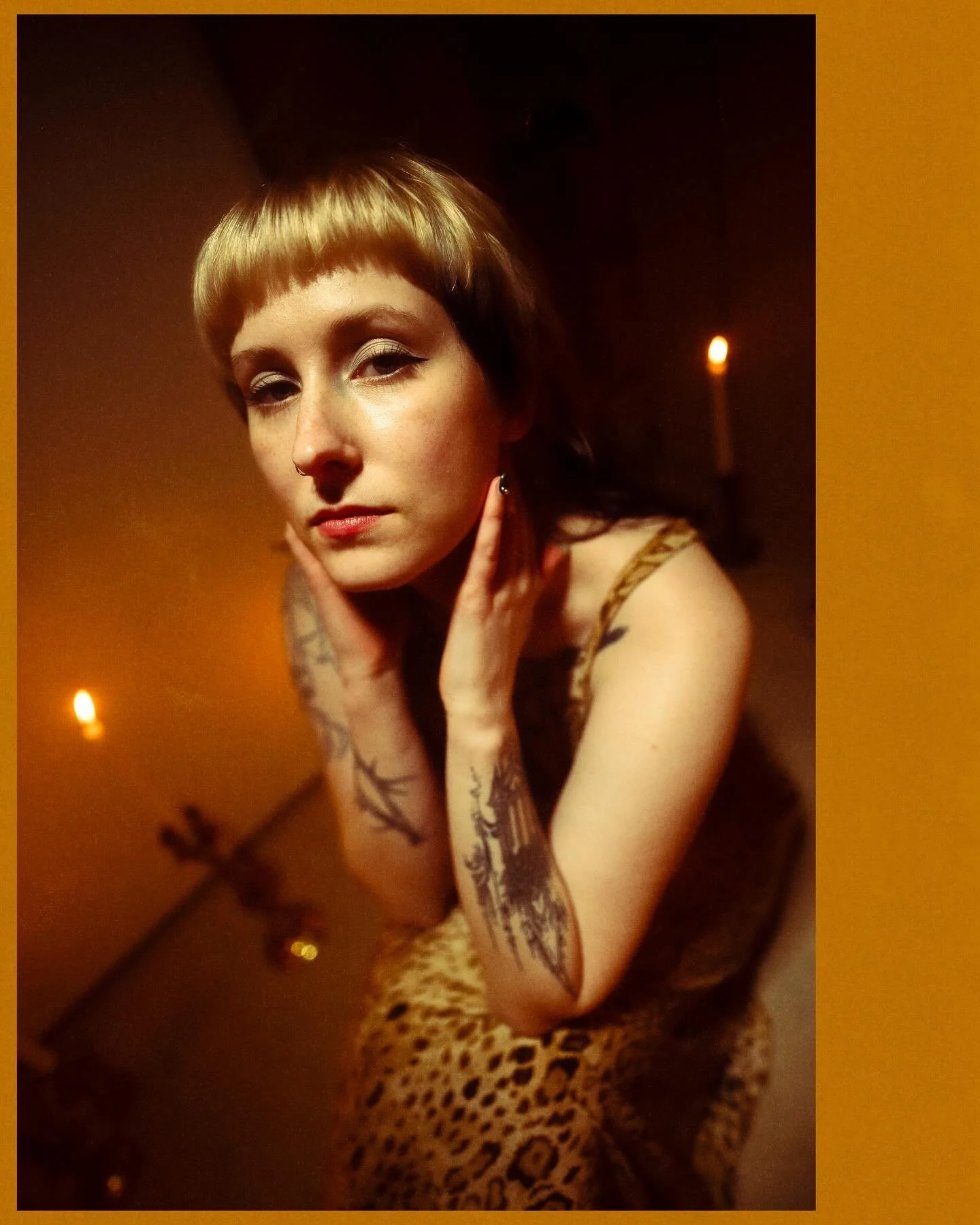 In the dim light of small flames, her blood runs orange. She is the star of the seance.

So incredibly happy with how these turned out❕❕

Model - @rachraspberry 
Nails - @eriknotforman 
Hair - @blackno1designs