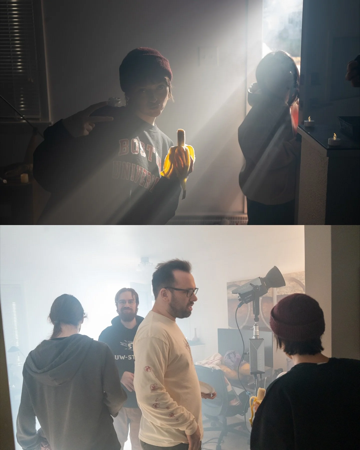 BTS photos! 🍿🎬
Joined a team of wonderfully creative individuals to do a 48 hour Wisconsin state wide film challenge! Creating every piece of a film (pre-production, production, and post production) all in 48 hours! Running on caffeine and minimal 