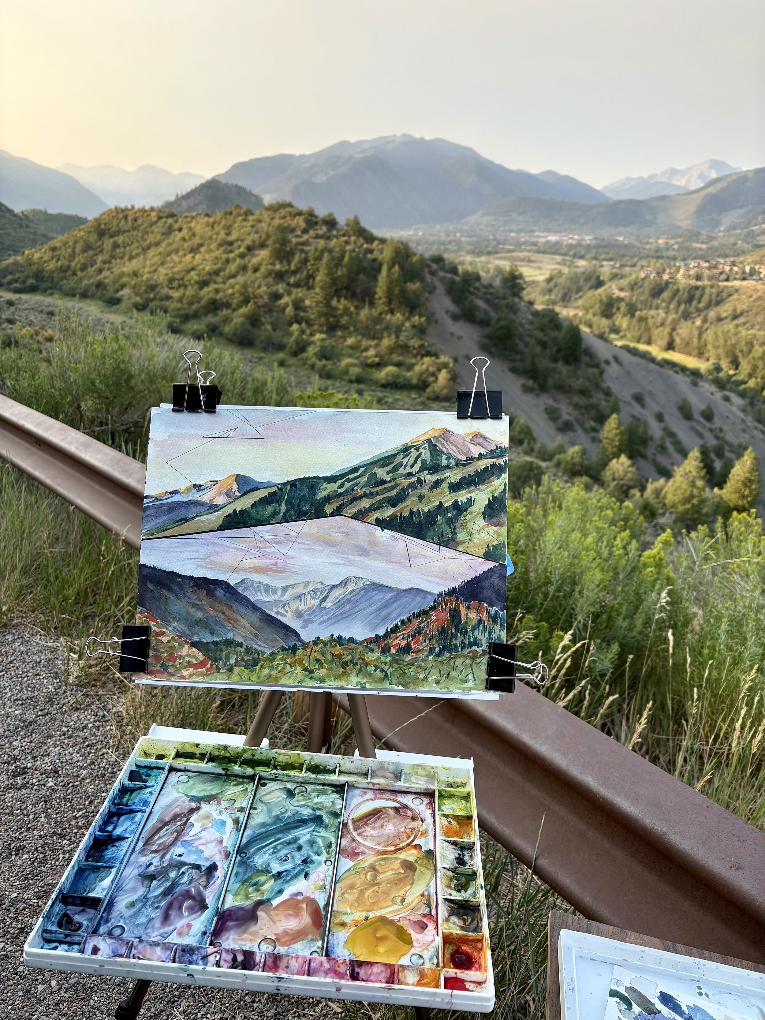 Plein Air Watercolor Painting 