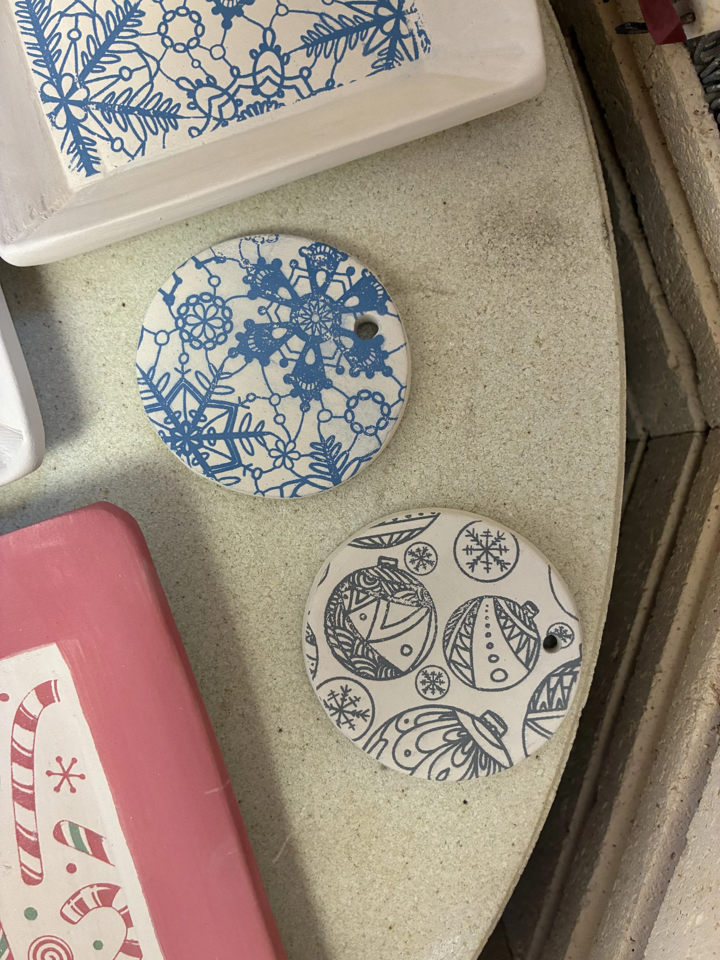 Creative Happy Hour! Clay Ornament Decorating