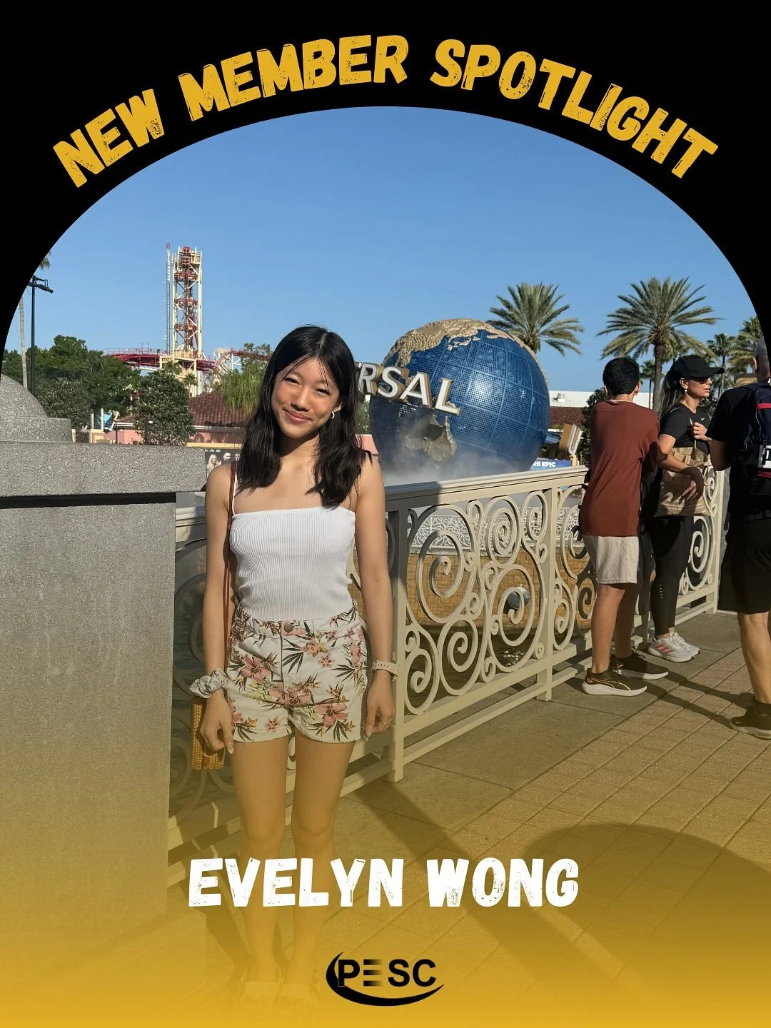🌟 New Member Spotlight: Evelyn! 🌟

Meet Evelyn Wong, a freshman studying Motorsports Engineering and a new member of the PIN committee! 🎉

Evelyn loves snowboarding, traveling, robotics, and playing Game Pigeon word games. 🏂🌍🤖 She&rsquo;s also 