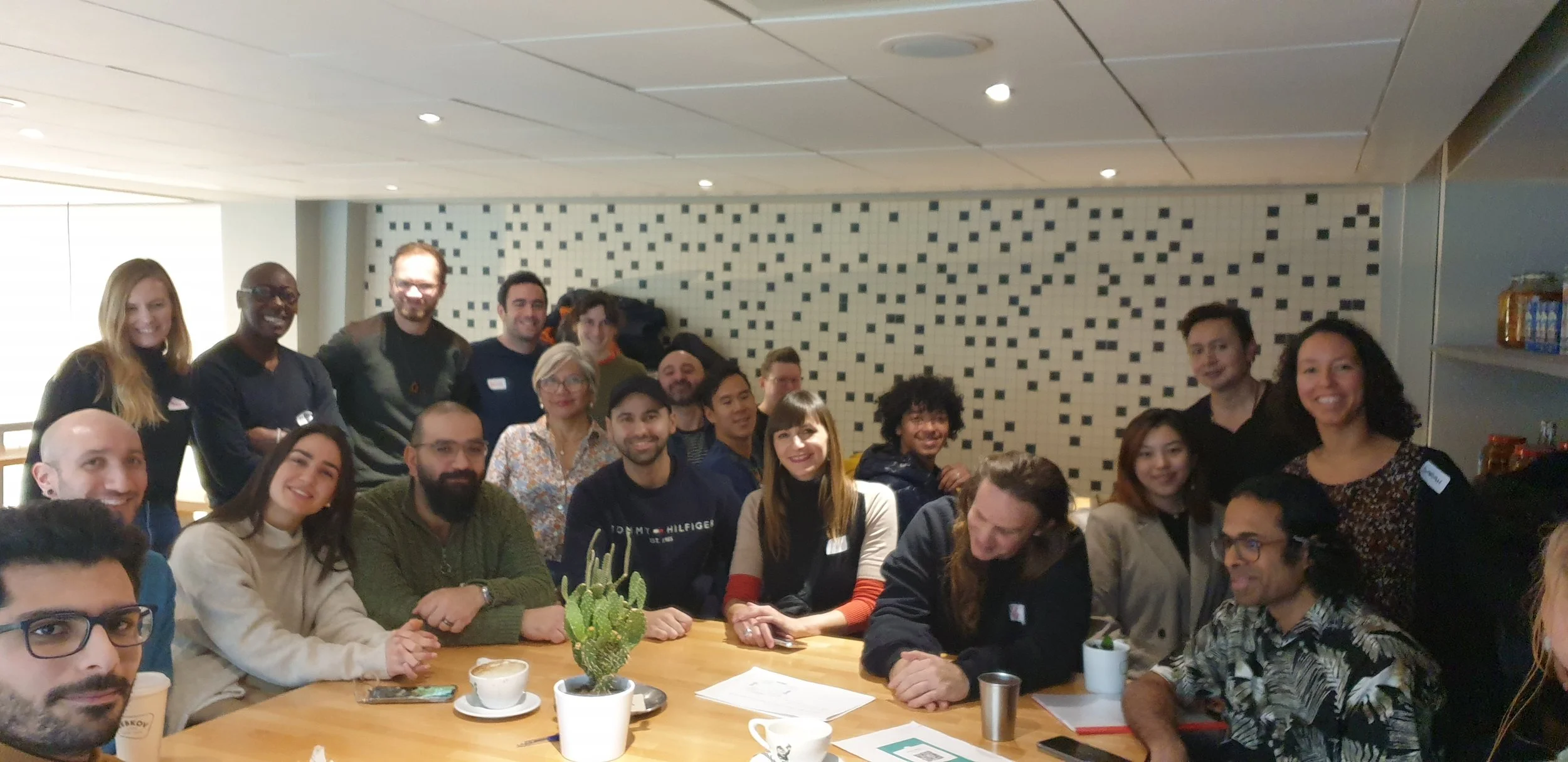 Picture of the Flow Relating Meetup page showing upcoming workshops.