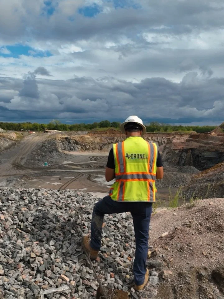 The places our drones take us are pretty cool! #mine #quarry