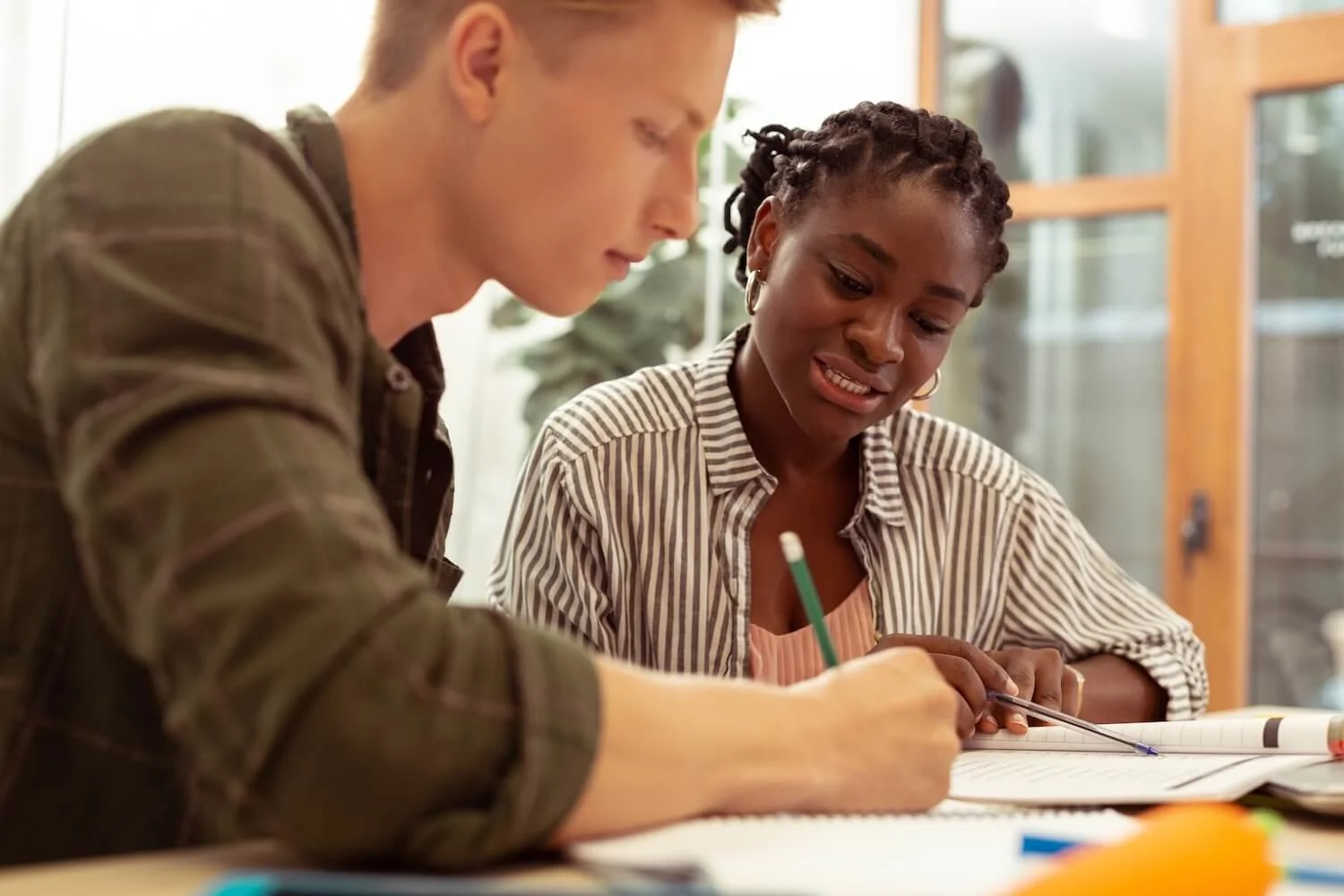 Peer support makes challenging subjects like math more manageable and even fun.