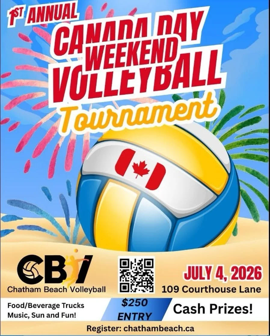 Come celebrate Canada Day weekend with us!
Register at Chathambeach.ca