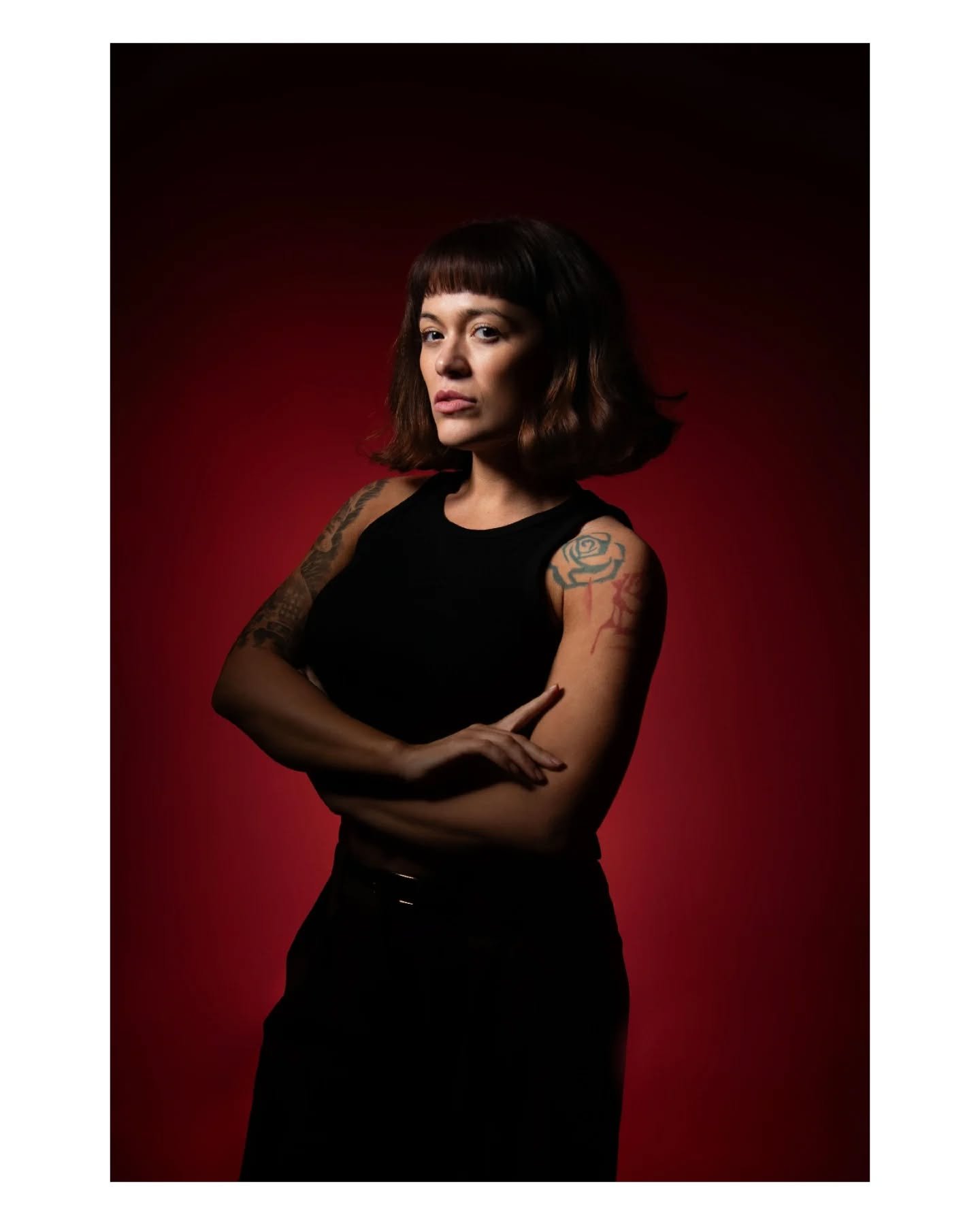Together with amazing @chloenoblephotography, we came up with this edgy portrait 😍 Absolutely fierce🔥