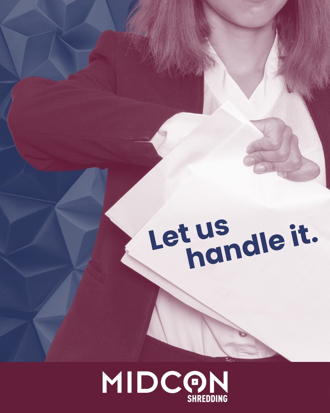 If you&rsquo;re folding, creasing, and tearing old bank statements into microscopic pieces by hand, please stop. 

Your wrists will thank you, and our industrial shredders would love to do the heavy lifting instead.