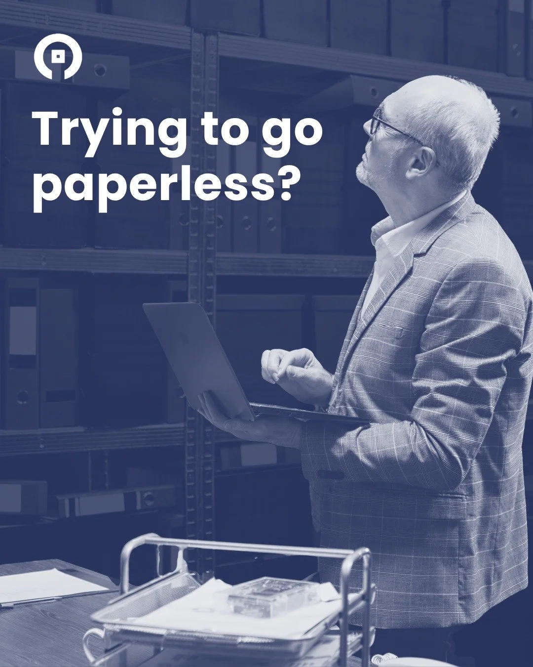 Everyone wants to go paperless, but it can&rsquo;t realistically happen overnight. Trying to digitize decades of archives causes organizational burnout.

The real secret to going paperless: a solution combining scanning, secure storage, and scheduled