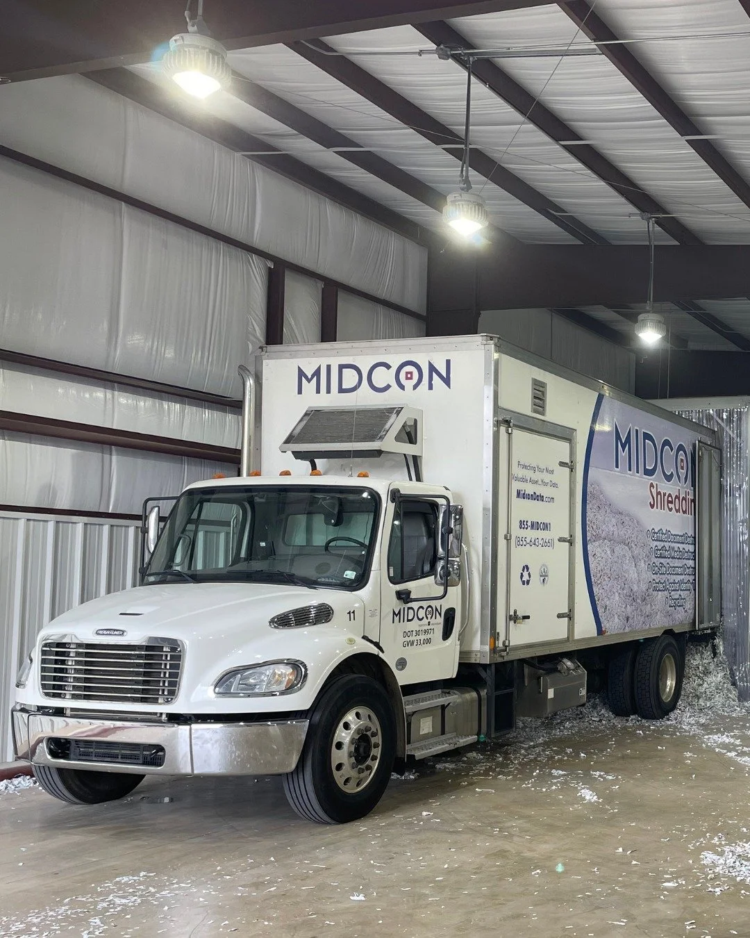 Our specialized shredding trucks bring industrial-strength document destruction directly to your door (or parking lot). Fast, secure, and witnessed by your team!