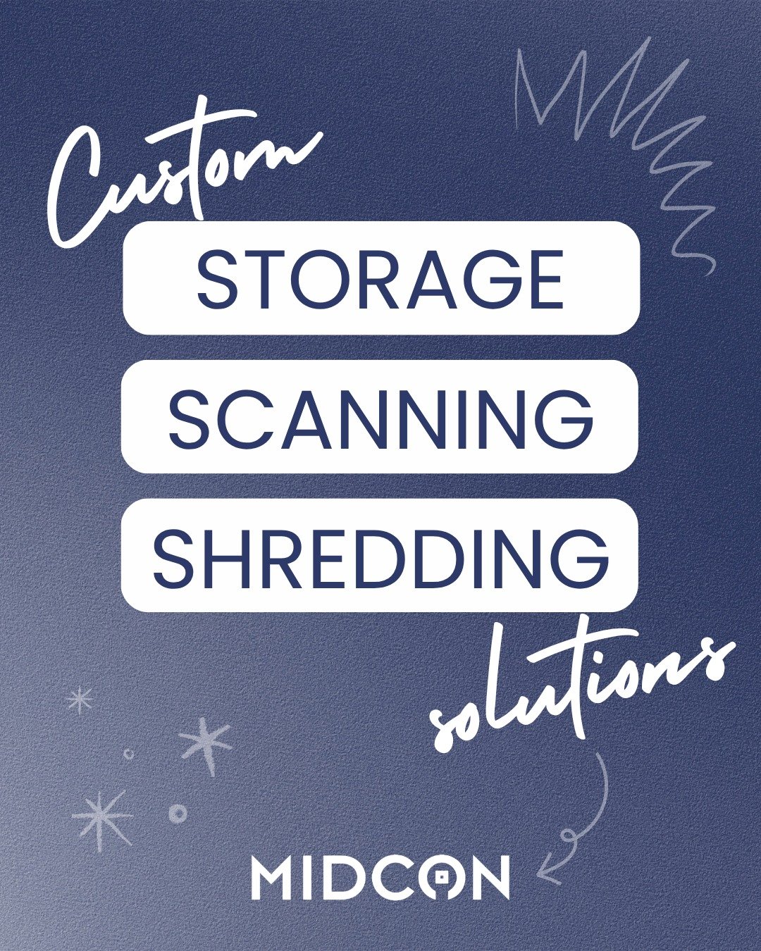 Every business is structured differently. We build custom storage, scanning, and shredding plans that are tailored to your workflow and your budget.