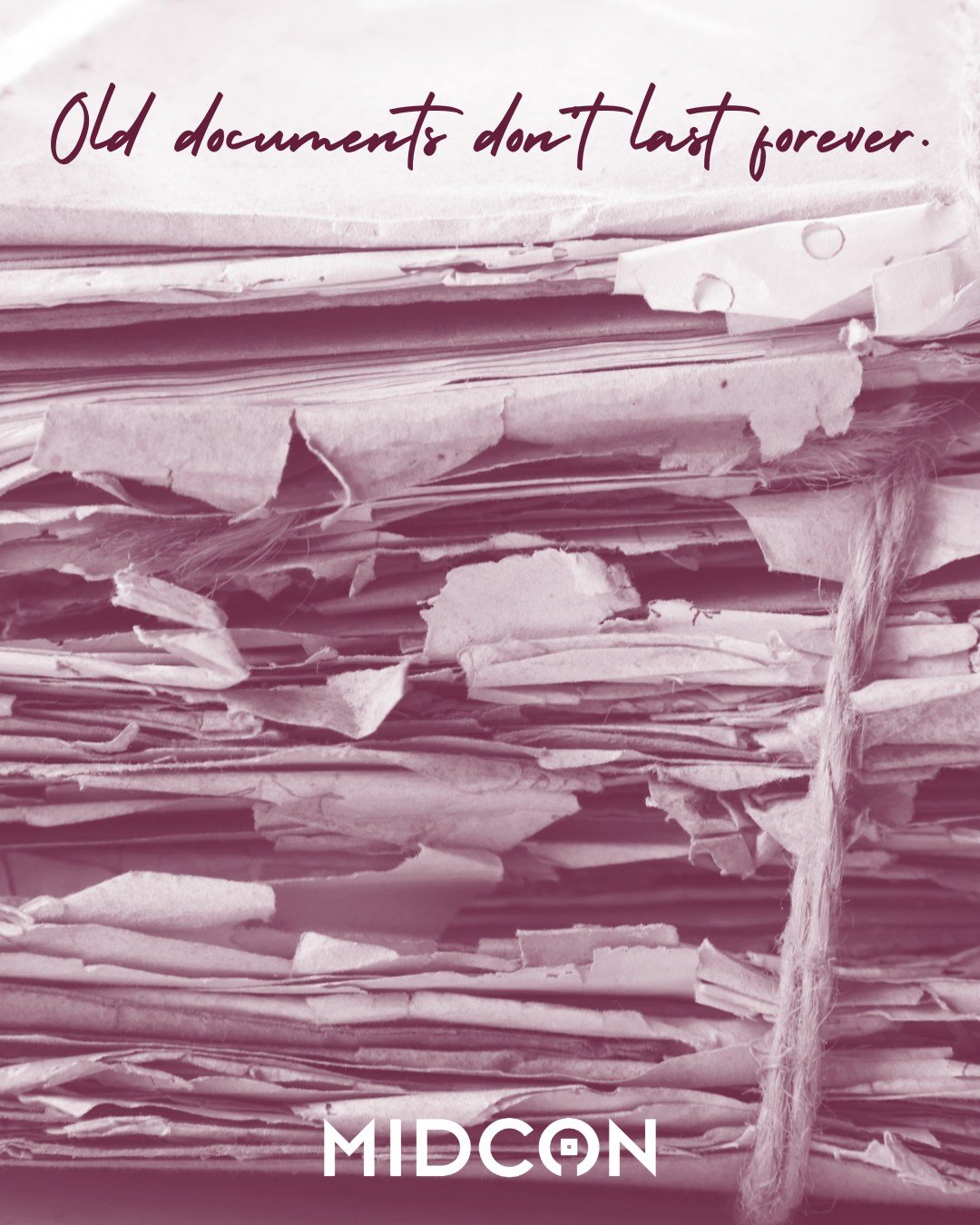 Older historical documents, contracts, and hand-written records degrade over time. Scanning them preserves the data permanently before physical wear and tear takes over!