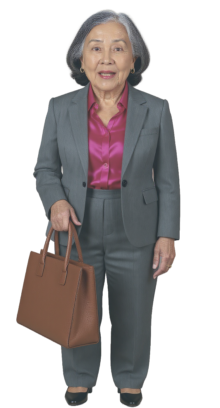 Priya - 65 - Suit - Talking - Laptop Bag.png