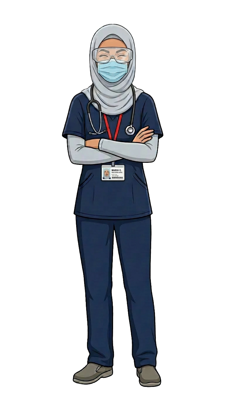 Maria - 45 - Masked with Arms Crossed - Laughing.png