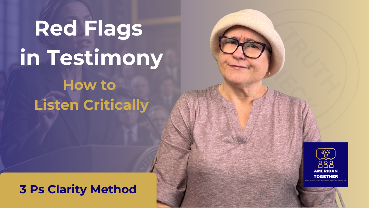 3 Ps CLARITY METHOD — Red Flags in Testimony: How to Listen Critically