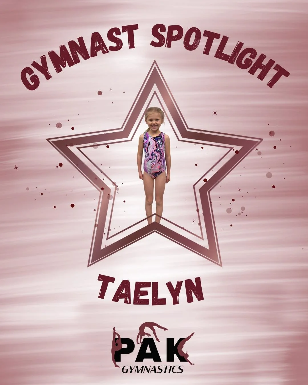 Gymnast Spotlight: Taelyn

Left-handed, Disney-loving, and flipping through life since 18 months old! Taelyn recently joined our Pre-PAK pre-team group and we are so excited to watch her grow with our team program! She is proof that a little magic an