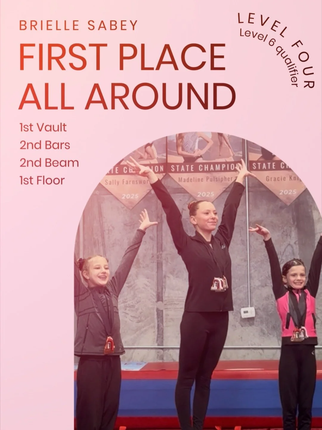 Congratulations to Brielle and Sarah for an OUTSTANDING PERFORMANCE today at the Arches Invitational!!