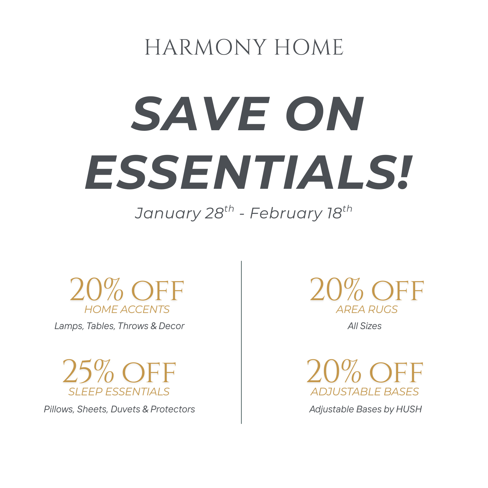 Save on essentials!