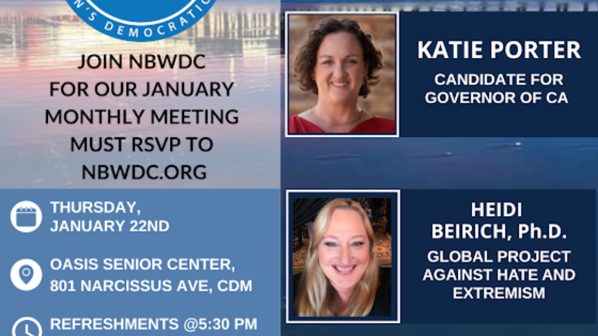 NBWDC January Mtg