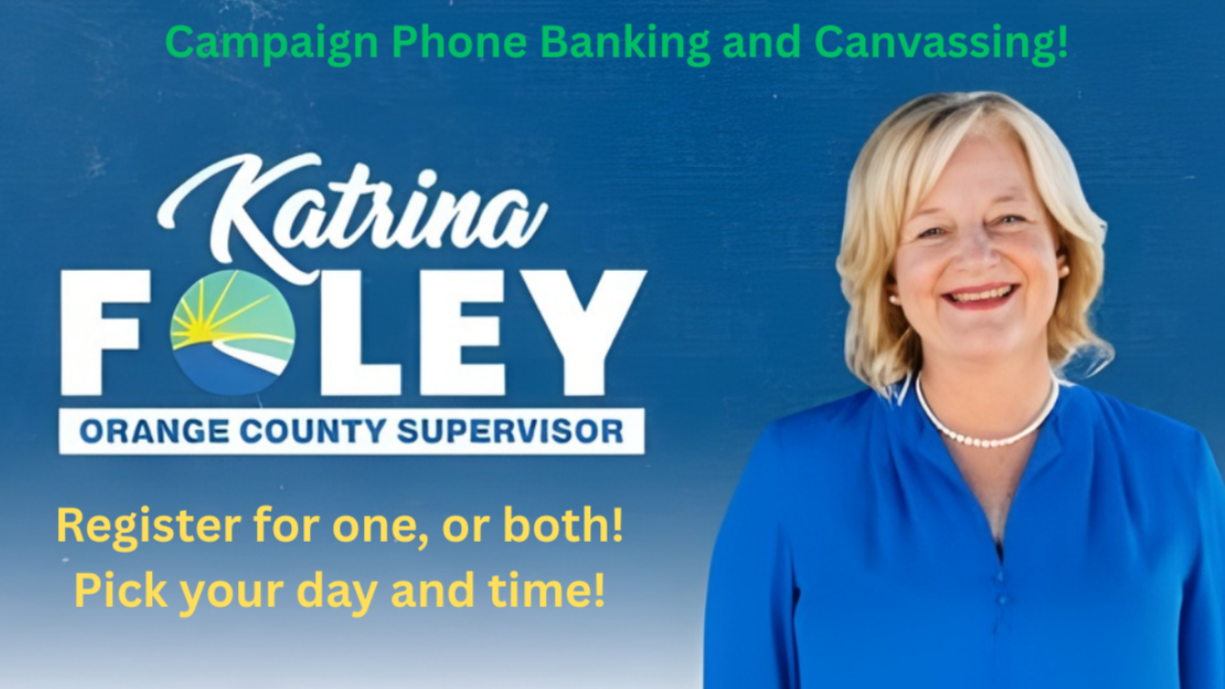 Phone Bank for Katrina Foley
