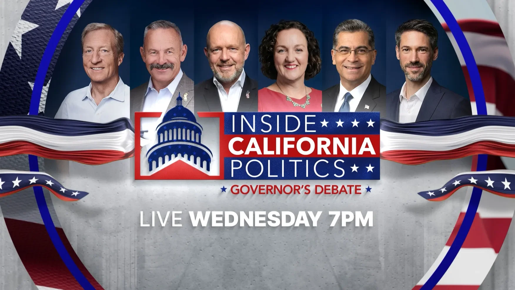  Gubernatorial primary debate is April 22, 2026 at 7 p.m.