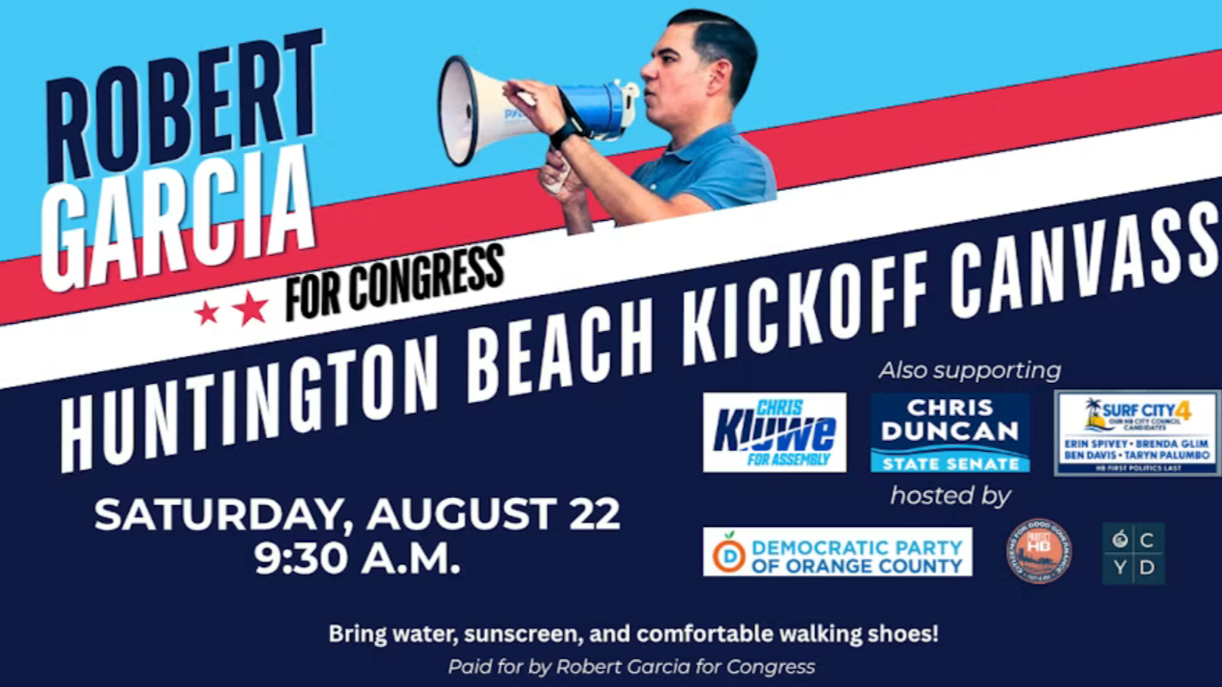 HB Canvass Kick-off with Congressman Garcia