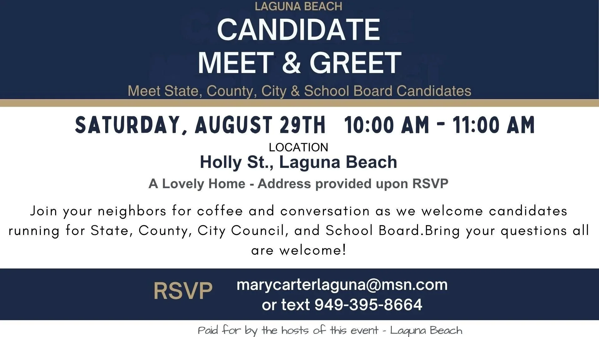 Candidate Meet&amp;Greet
