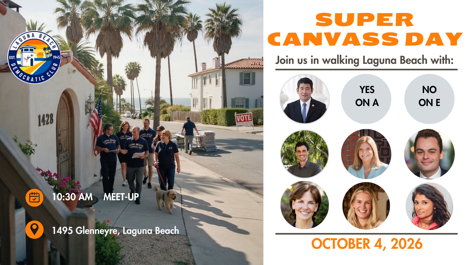 Laguna Beach Canvassing